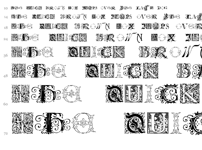Kidnapped at Old Times font waterfall